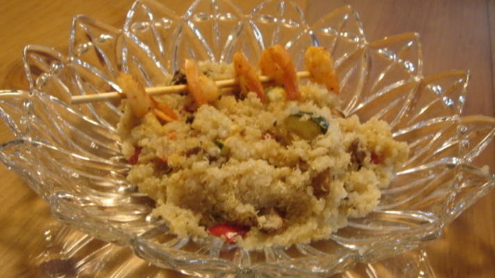 quinoa et légumes rôtis