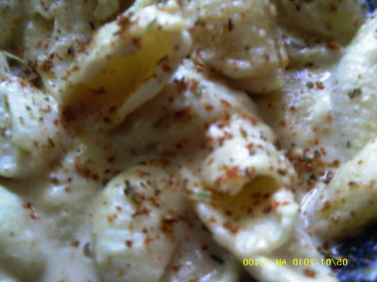 beurre d'amande et pâtes au ras-el-hanout