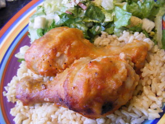 piernas de pollo - cuisses de poulet à la espagnole.