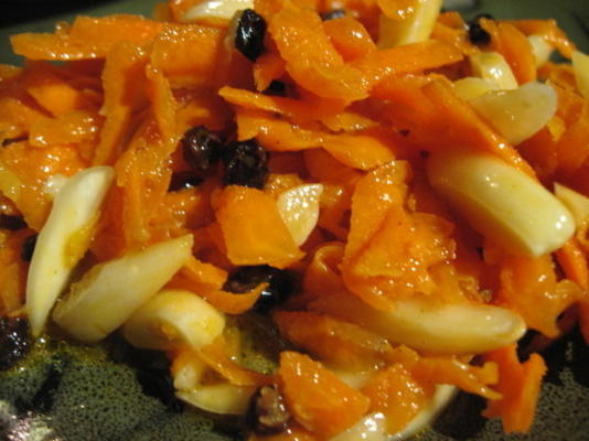 salade marocaine de vinaigrettes carottes râpées / citron et cannelle