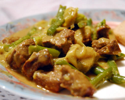 curry de nouilles au boeuf indonésien