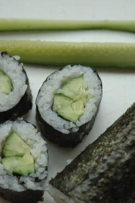 kappa maki (sushi au concombre)
