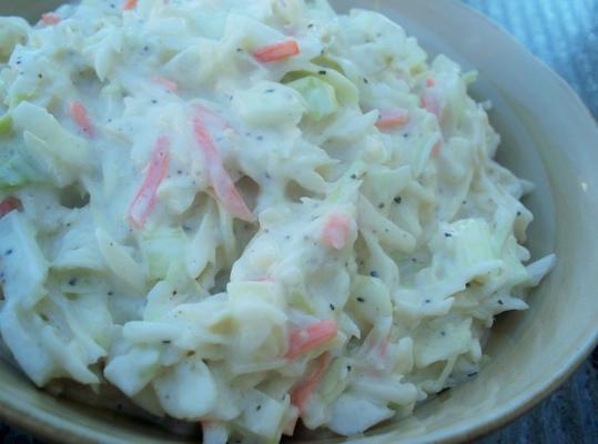 salade de chou crémeuse aigre-douce du célèbre dave