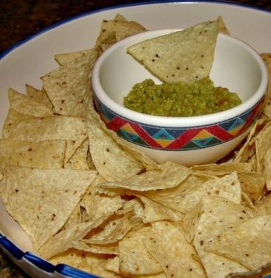 el torito guacamole au bord de la table