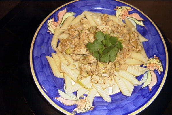 poulet à la moutarde et sauce au vin (adopté)