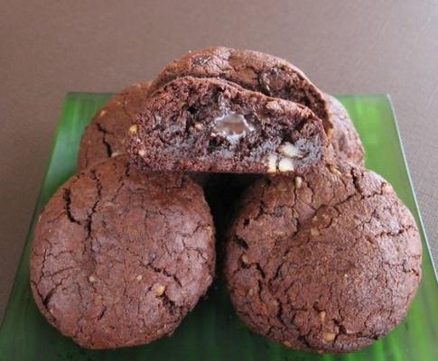 coulées de chocolat (biscuits)