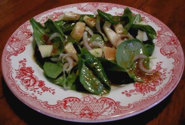 salade d'endives, de roquette et de poires