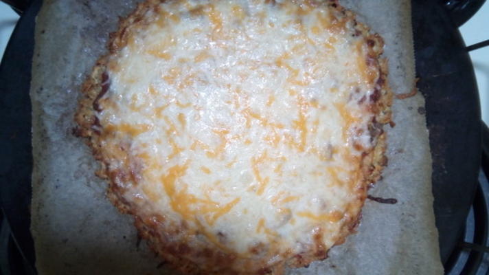 croûte de pizza au poulet