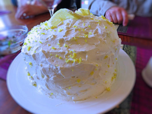 Gâteau crème velours citron