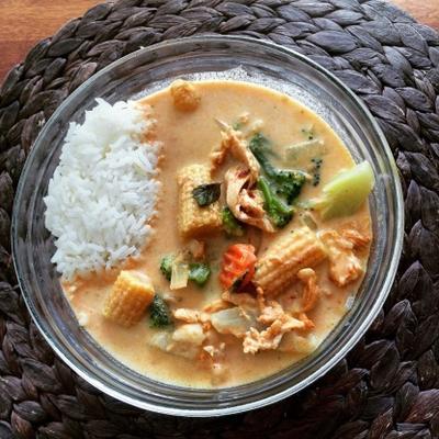 poulet au curry thaï à la mijoteuse / mijoteuse