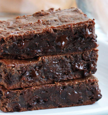 brownies double chocolat sans grains {100% sans farine}