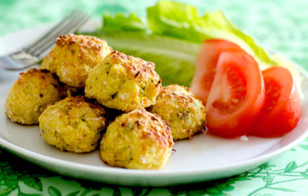 boulettes de courgettes cuites au four (sans gluten)