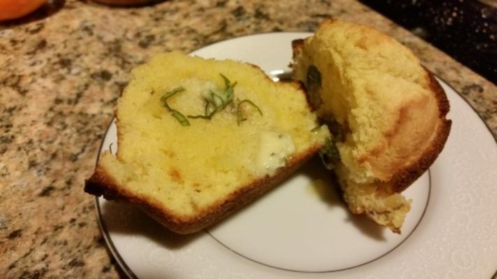 muffins de maïs à la tomate verte