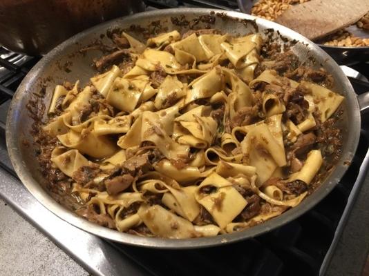 Sugo de canard avec pappardelle.