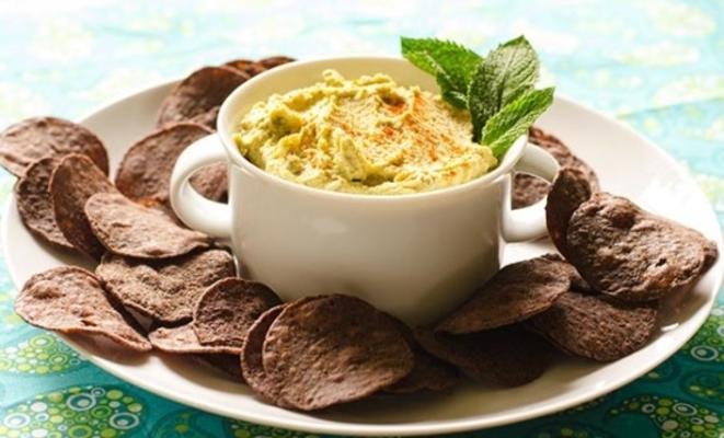 houmous au pesto