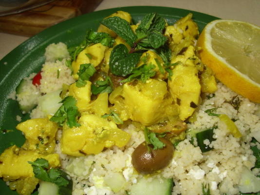 couscous au poulet à la coriandre