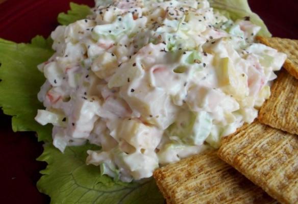 salade imitation de crabe (ou homard)