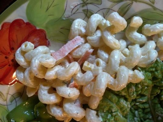 salade de macaronis douce et acidulée