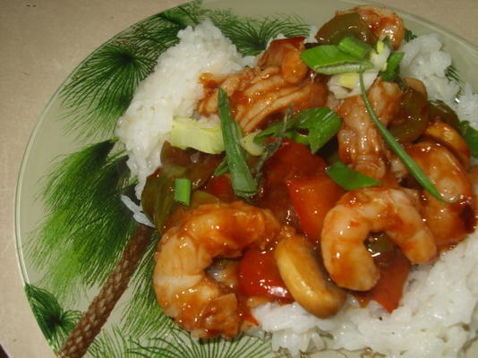 crevettes / crevettes aigres-douces