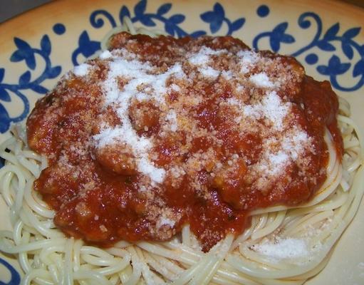 fantastique sauce à spaghetti épaisse de mimi