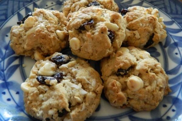 biscuits tendres aux amandes et à la cerise