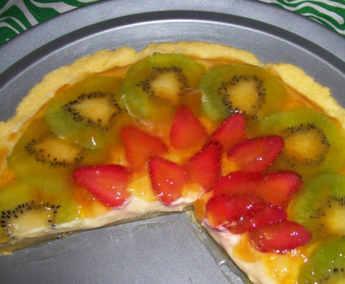 tarte au kiwi glacée