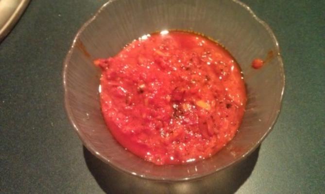 massa de pimentao (pâte de paprika rouge)