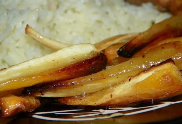 panais rôtis au miel