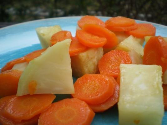 carottes sautées et céleri-rave (saute de carottes et celeri-rav