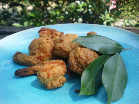 crevettes croustillantes au myrte citronnée