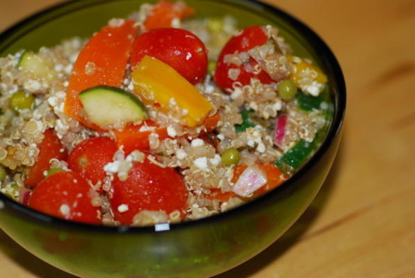 salade de quinoa feta et origan