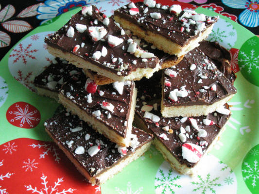 biscuits à l'écorce de menthe poivrée au chocolat - bon appetit