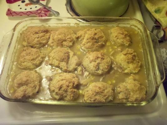 casserole de poulet au four et boulette