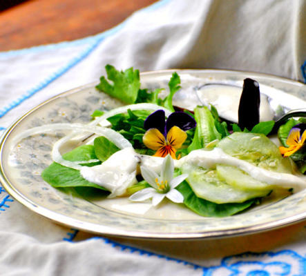 vinaigrette crémeuse aux herbes fraîches