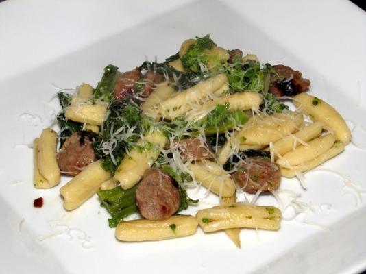 cavatelli aux saucisses et brocolis