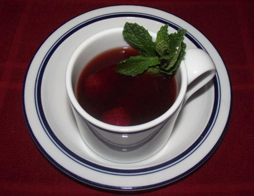 thé à la framboise