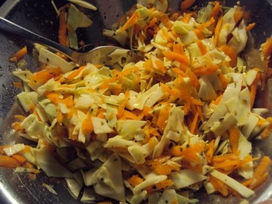 salsa aux choux et carottes