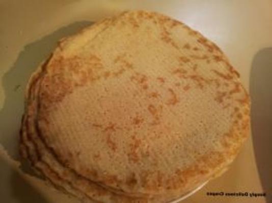 crêpes simples et délicieuses