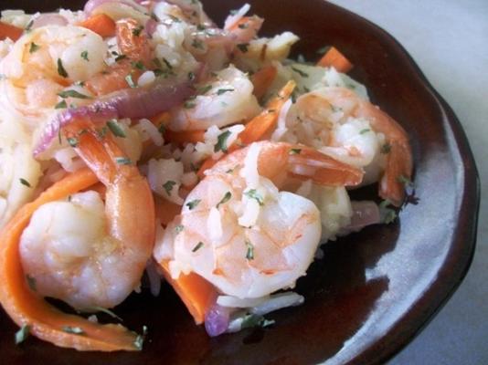 johnny jalapeno's 'cancun vacation' citrus shrimp medly