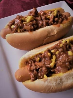 Alabama Coney-style des hot dogs