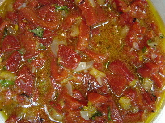 mechwiya (salade de poivrons grillés)