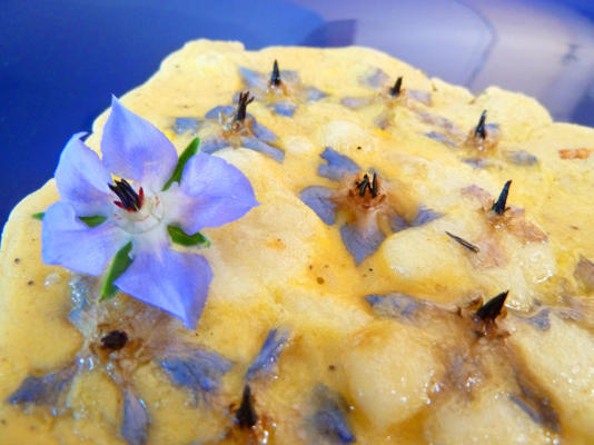 omelette avec des fleurs