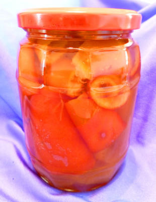 cuillère zeste d'orange douce - glyko portokalaki
