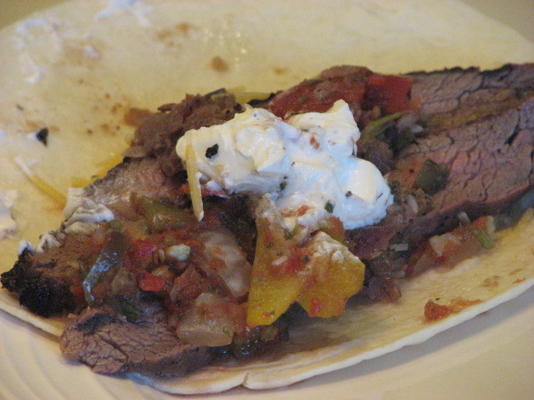 tacos au steak jupe chipotle