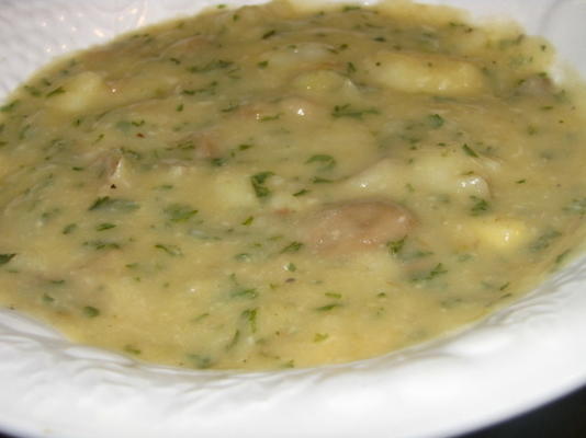 soupe suisse de pommes de terre et fromage