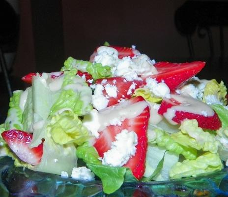 salade de feta aux fraises