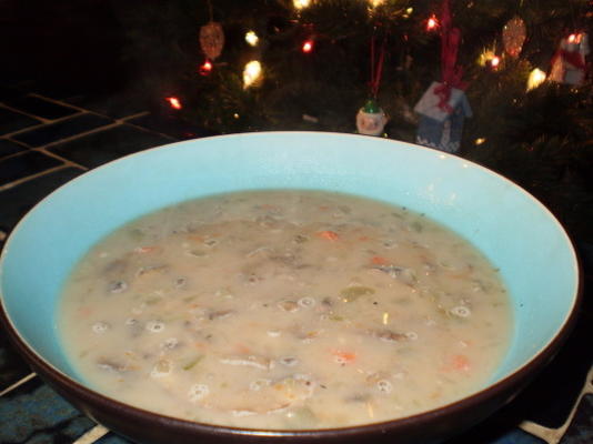 soupe aux champignons ww faible en gras