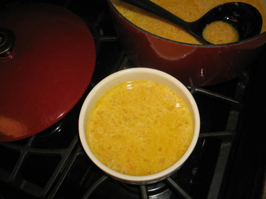 soupe de patates douces au mascarpone