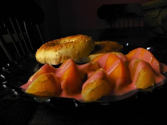 trempette de fruits rose chaud