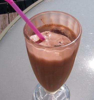 double chocolat, shake au chocolat